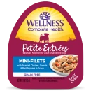 Wellness Small Breed Petite Entrées Mini-Filets With Roasted Chicken, Carrots & Red Peppers in Gravy Dog Food