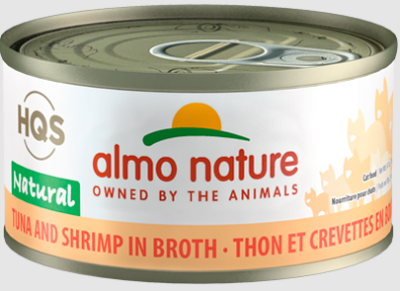 almo nature HQS Natural-Tuna and Shrimp in Broth