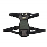 Walk Right! Front-Connect No-Pull Padded Dog Harness-Black