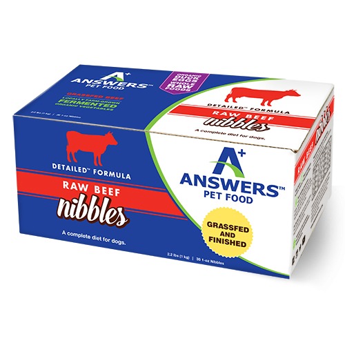 Answers Detailed™ Raw Beef Nibbles for Dogs