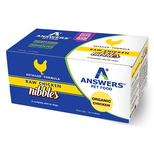 Answers Detailed™ Raw Chicken Nibbles for Dogs