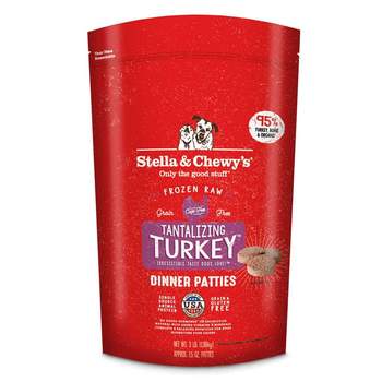 Stella & Chewy's Tantalizing Turkey Frozen Raw Dinner Patties for Dogs
