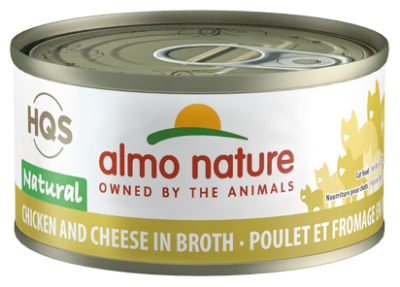 almo nature HQS Natural-Chicken and Cheese in Broth