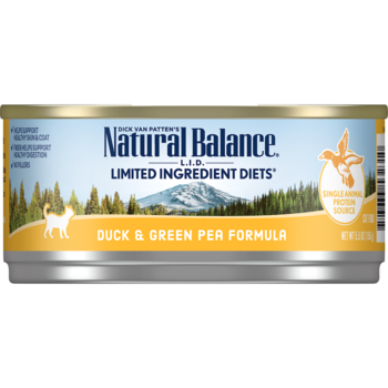 Natural Balance L.I.D. Limited Ingredient Diets® Duck & Green Pea Canned Cat Formula