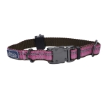 Coastal K9 Explorer Reflective Adjustable Dog Collar-Rosebud