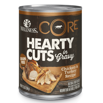 Wellness CORE Hearty Cuts In Gravy Chicken & Turkey Dog Food