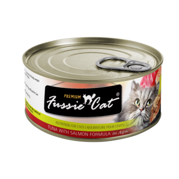 Fussie Cat Tuna with Salmon Formula in Aspic