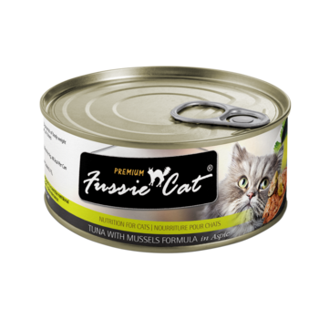 Fussie Cat Tuna with Mussels Formula in Aspic