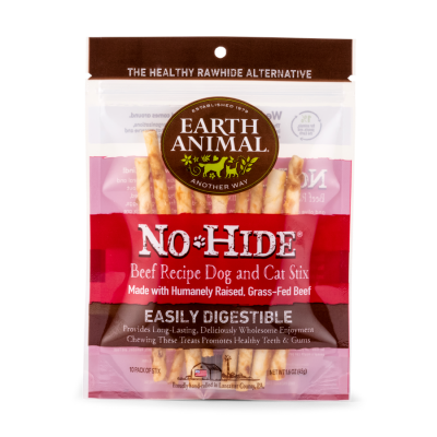 Earth Animal No-Hide® Dog and Cat STIX-Beef Recipe
