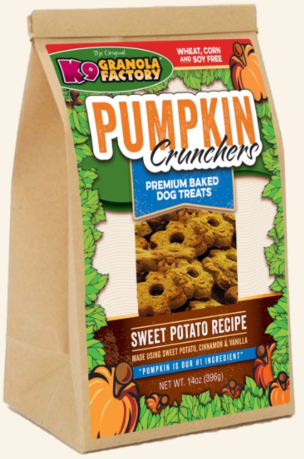 K9 Granola Factory Pumpkin Crunchers Sweet Potato Recipe Dog Treats