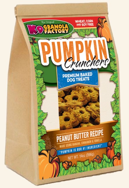 K9 Granola Factory Pumpkin Crunchers Peanut Butter Recipe Dog Treats