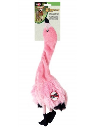 Skinneeez Plush-Pink Flamingo