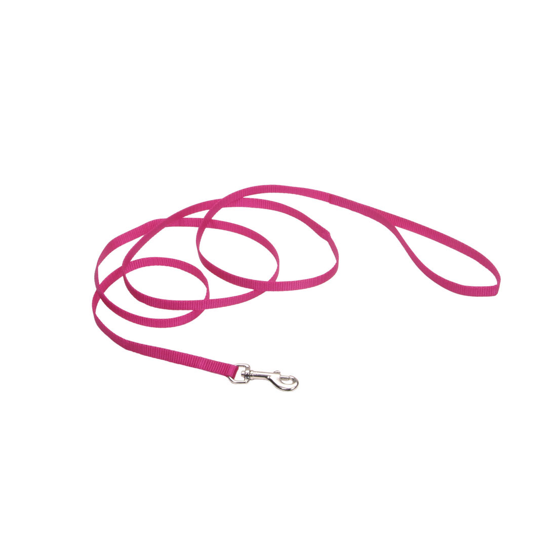 Coastal Single-Ply Dog Leash 3/8"-Pink Flamingo