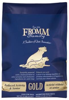 Fromm Family Reduced Activity & Senior Gold Food for Dogs