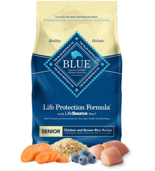 Blue Buffalo Life Protection Formula Senior Chicken & Brown Rice Recipe for Dogs