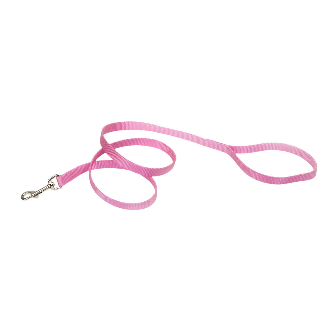 Coastal Single-Ply Dog Leash 5/8"-Pink Bright