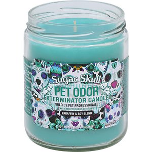 Pet Odor Exterminator Sugar Skull Deodorizing Candle