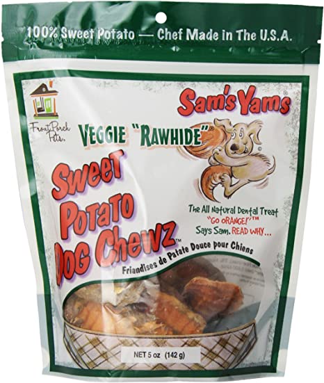 Sam's Yams - Veggie Rawhide Dog Treats
