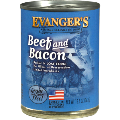 Evanger's Beef & Bacon Dog Food
