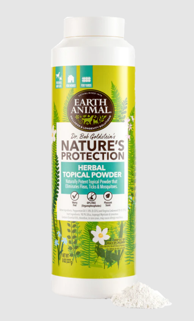 Earth Animal Nature's Protection™ Flea & Tick Herbal Topical Powder