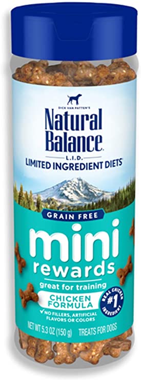 Natural Balance L.I.D. Limited Ingredient Diets® Mini Rewards Soft & Chewy Chicken Formula Dog Treats
