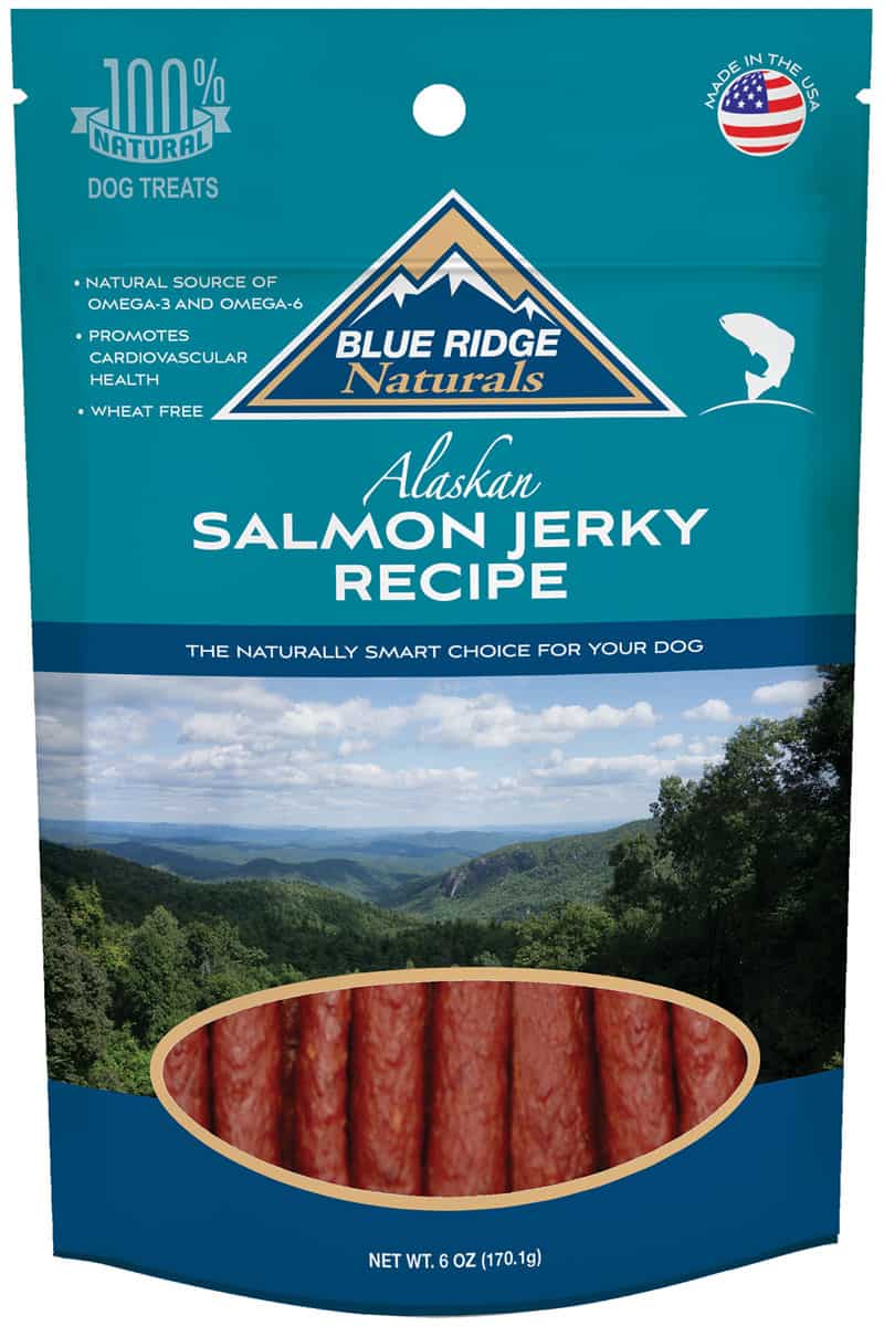 Blue Ridge Naturals Alaskan Salmon Jerky Recipe Dog Treats