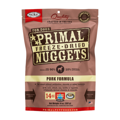 Primal Canine Freeze-Dried Nuggets Pork Formula