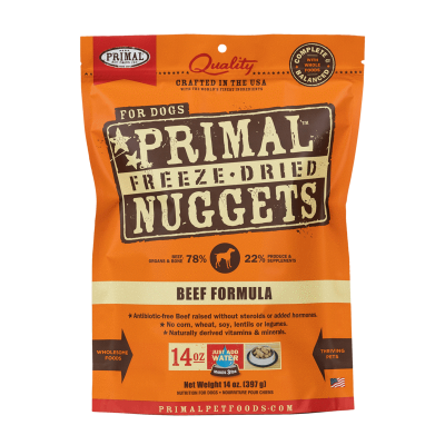 Primal Canine Freeze-Dried Nuggets Beef Formula