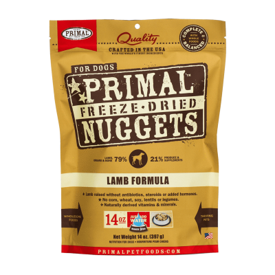 Primal Canine Freeze-Dried Nuggets Lamb Formula