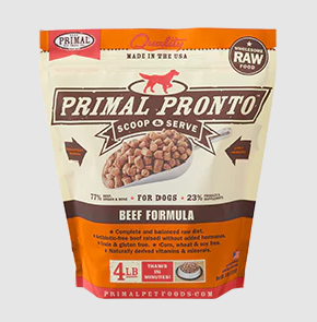 Primal Canine Raw Frozen Pronto Beef Formula
