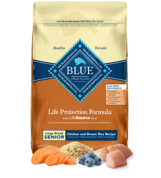 Blue Buffalo Life Protection Formula Large Breed Senior Chicken & Brown Rice Recipe for Dogs
