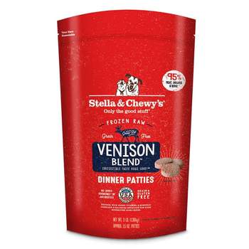 Stella & Chewy's Venison Blend Frozen Raw Dinner Patties for Dogs