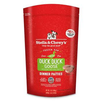Stella & Chewy's Duck Duck Goose Frozen Raw Dinner Patties for Dogs