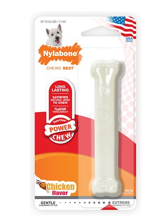 Nylabone Power Chew Chicken Flavored Dog Chew Toy