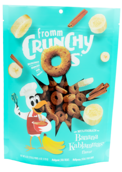 Fromm Banana Kablammas Crunchy Os Dog Treats