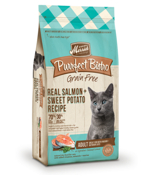 Merrick Purrfect Bistro Grain Free Real Salmon + Sweet Potato Recipe Dry Cat Food