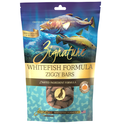 Zignature® Ziggy Bars, Whitefish Formula - 12 oz