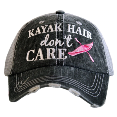 Katydid Kayak Hair Don't Care Trucker Hat