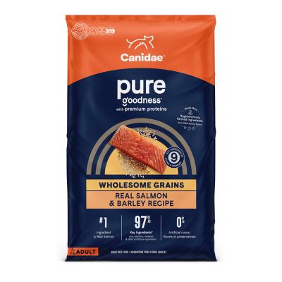 Canidae PURE Dry Dog Food Salmon and Barley Recipe with Wholesome Grains