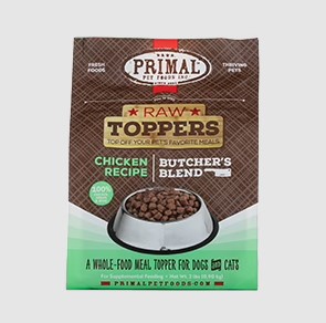 Primal Butcher's Blend Raw Toppers Chicken Recipe