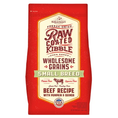 Stella & Chewy's Raw Coated Wholesome Grains Beef Small Breed Recipe Dog Food