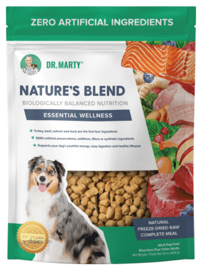 Dr. Marty's Premium Freeze Dried Nature's Blend Dog Food