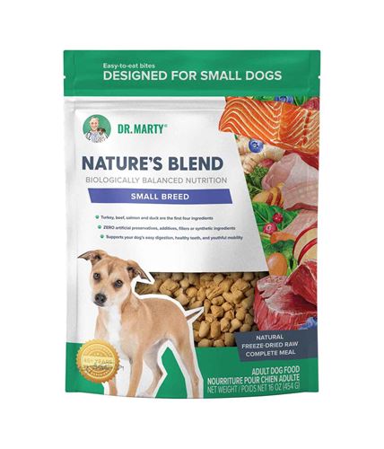 Dr. Marty's Premium Freeze Dried Nature's Blend Small Breed Dog Food