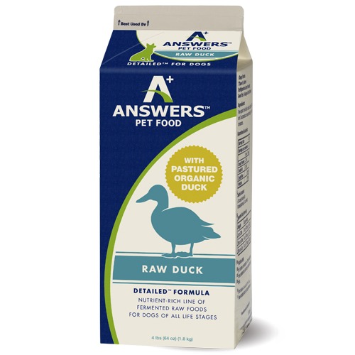 Answers Detailed™ Raw Duck for Dogs