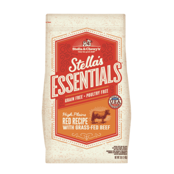 Stella & Chewy's Essentials Grain Free High Plains Red Recipe with Grass-Fed Beef for Dogs