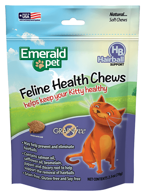 Emerald Pet Feline Health Chews Hairball Support
