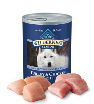 Blue Buffalo BLUE Wilderness™ Turkey & Chicken Grill Senior Wet Dog Food