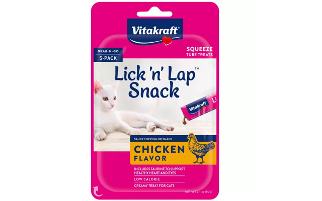 Vitakraft® Lick 'n' Lap™ Snack-Chicken Flavor, 5 Pack