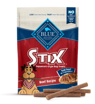 BLUE™ Stix Beef Recipe Pepperoni-Style Dog Treats
