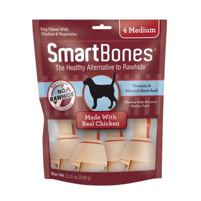 SmartBones Chicken Classic Bone Chews-Medium